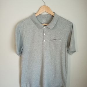 J Crew Pocket Polo short sleeve Medium Pique Knit